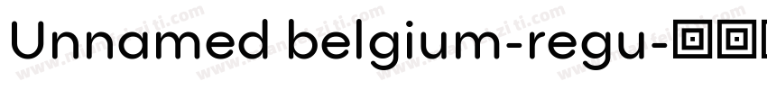 Unnamed belgium-regu字体转换